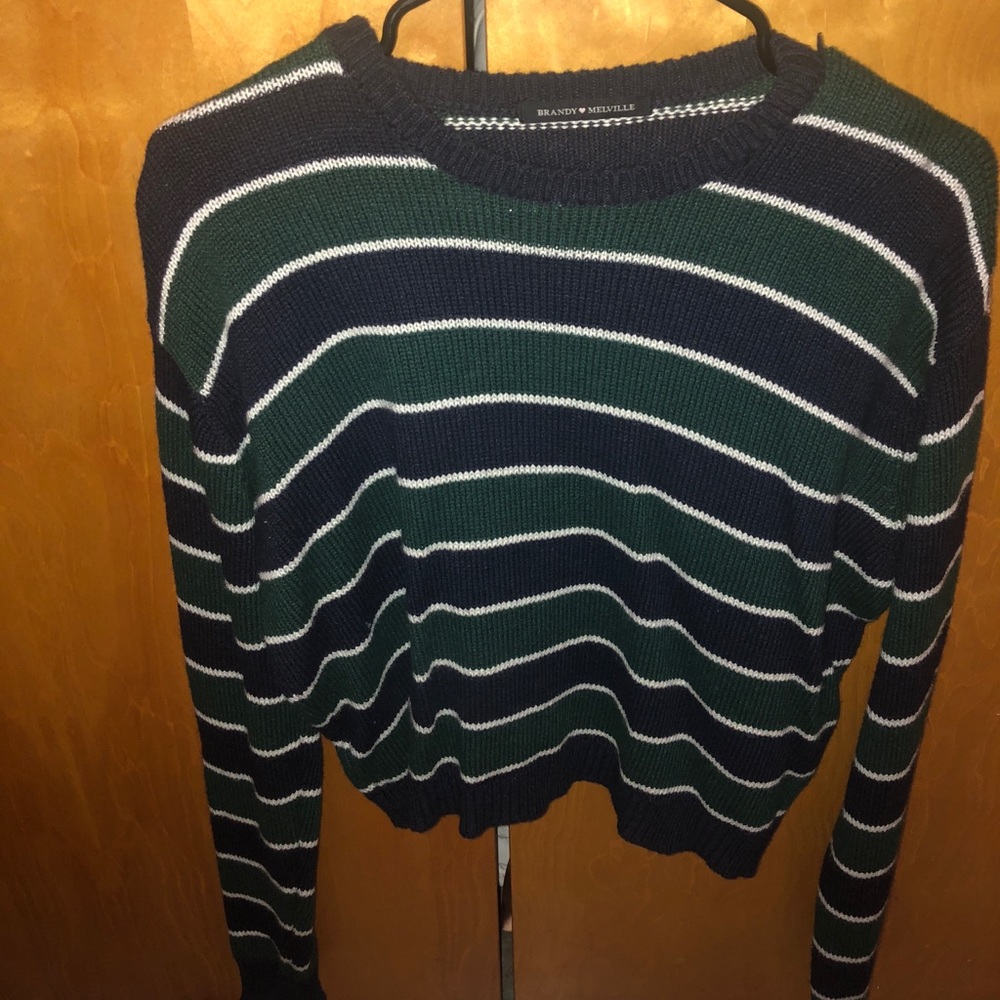Striped Brandy Melville sweatshirt